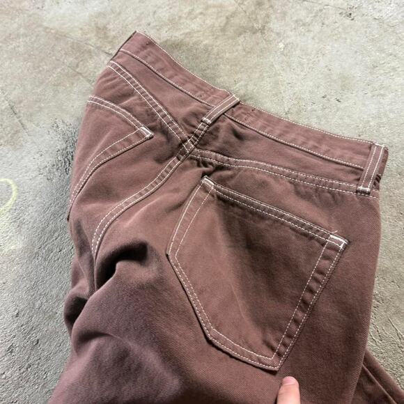 Mocha Brown Baggy Relaxed Fit Pants - Picture 4 of 8
